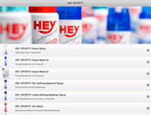 Tablet Screenshot of hey-sport.de